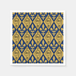 Sainte-Chapelle Fleur de Lys Napkins Serviette
