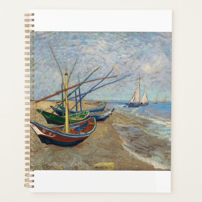 Saintes Maries 1888: Boarden am Strand Planer (Vorderseite)