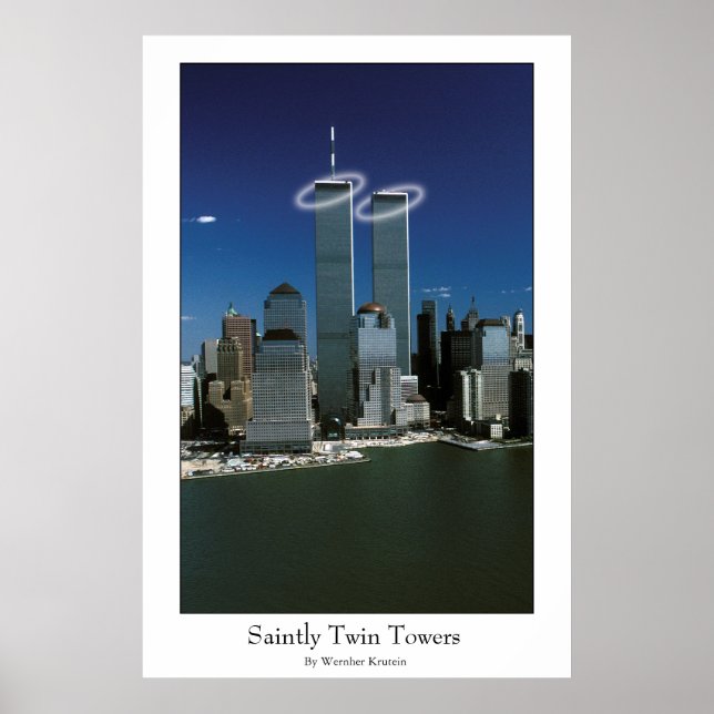Saintly Twin Towers Poster (Vorne)