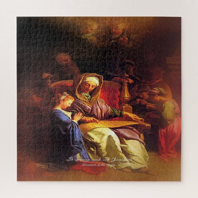 Saints Anne und Joachim, Eltern von Mary Puzzle (Vertikal)