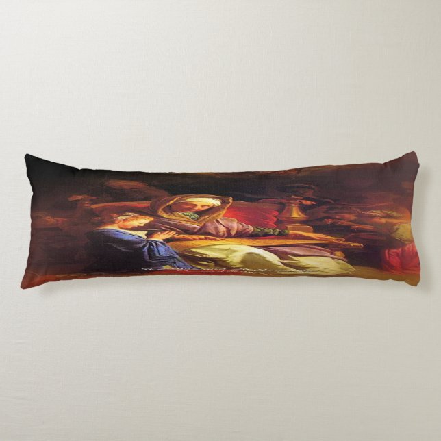 Saints Anne und Joachim, Eltern von Mary Seitenschläferkissen (Vorderseite)