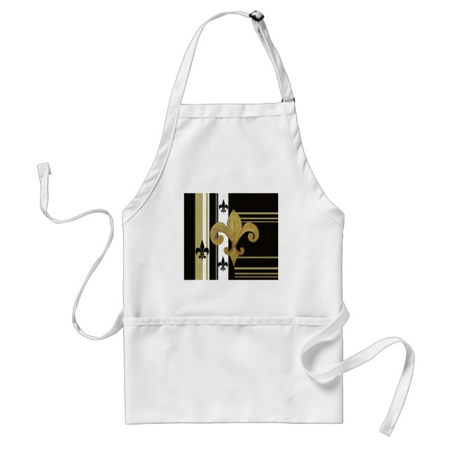 Saints Black and Gold Lilie Schürze (Vorne)