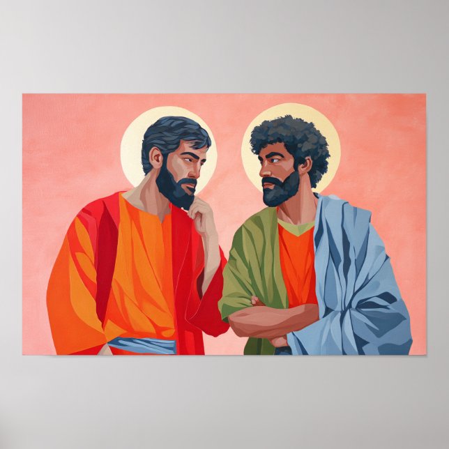 Saints Timothy and Titus: Brothers in the Faith Poster (Vorne)