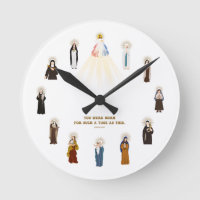 Saints Wall Clock