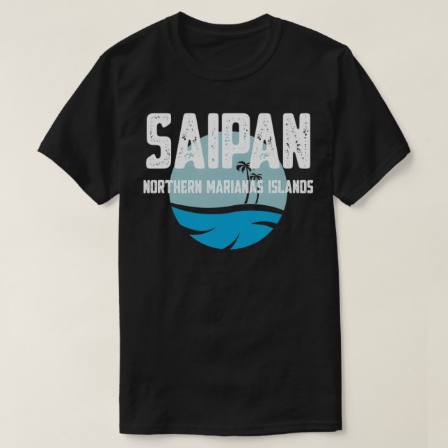 Saipan CNMI Sun and Sea  T-Shirt (Design vorne)