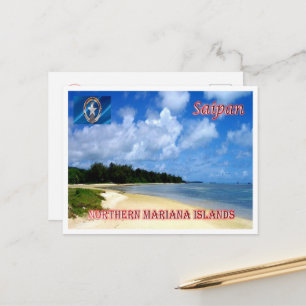 Saipan - Nördliche Mariana Inseln - Tanapag Beach Postkarte