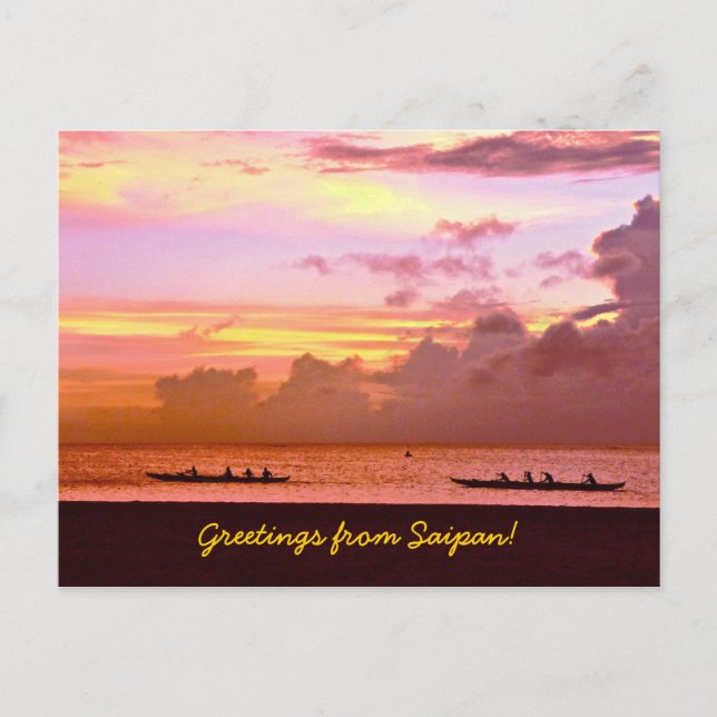 Saipan Postkarte (Vorderseite)