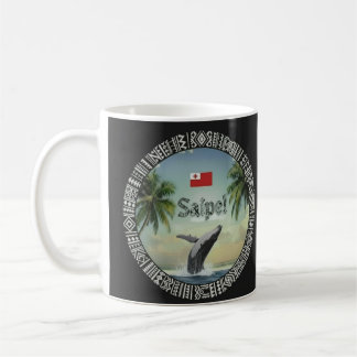 Saipe Tonga Eua Wal tropicaler Pazifikinsel Kaffeetasse