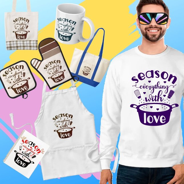 Saison Alles mit Liebe Schürze (Von Creator hochgeladen)