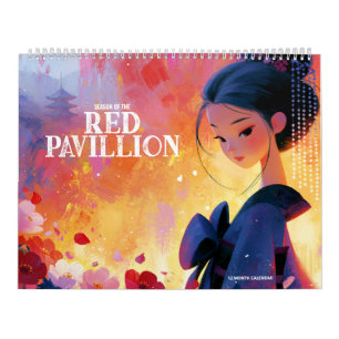 Saison des Roten Pavillons Kalender