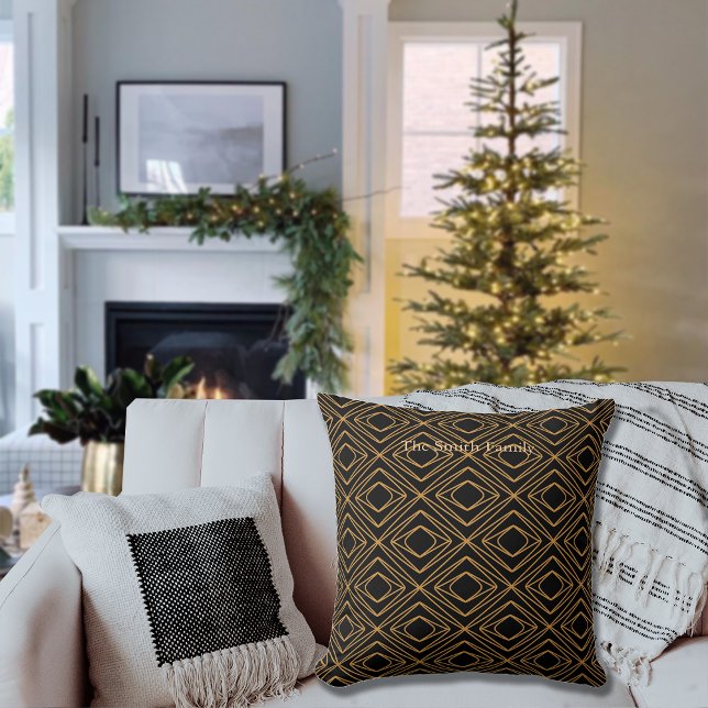 Saison Diamante Imitate Gold auf schwarz Kissen (Von Creator hochgeladen)