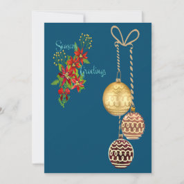 Saison Greetings Holiday Card Feiertagskarte