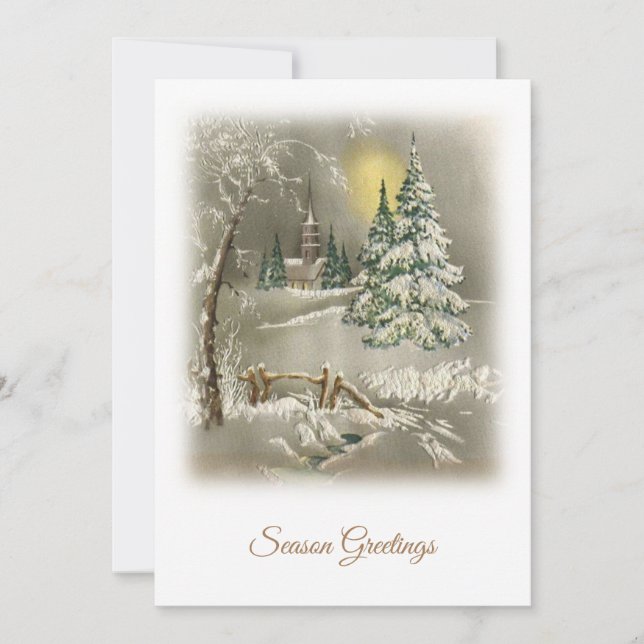 Saison Greetings Vintag (Vorderseite)