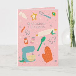 Saison Gruß Holiday Baking Grußkarte Karte