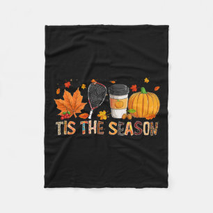 Saison Leopard Pumpkin Racquetball Halloween Fall Fleecedecke