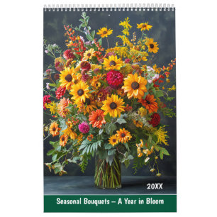 Saisonale Blumensträuße – Ein Jahr in Blüte Kalender
