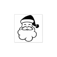 Saisonale Briefmarke des Weihnachtsmanns im Freien