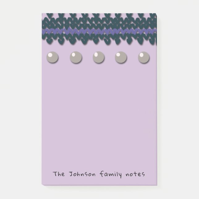 saisonale Familienhinweise mit benutzerdefiniertem Post-it Klebezettel (Vorderseite)