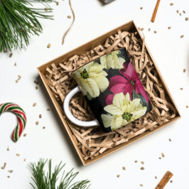 Saisonale Feiertage Poinsettias Kaffeetasse