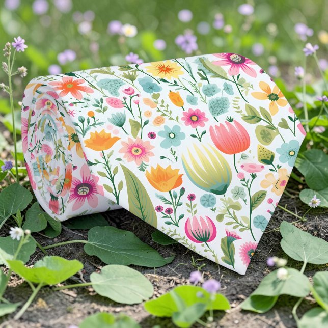 Saisonale Frühlingsblumen Krawatte Schlips (Von Creator hochgeladen)
