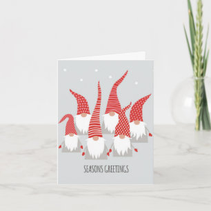 Saisonale Grußkarte - Weihnachtsgummis Karte