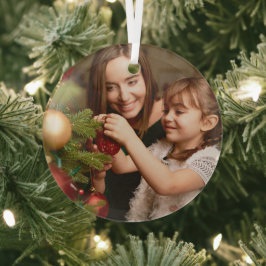 Saisonale Mutter- und Tochter-Familiendekoration Ornament Aus Glas