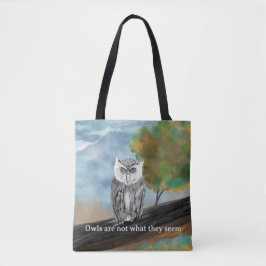 Saisonale Owl Malerei in Nature Wonders