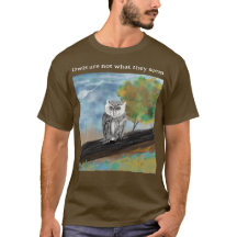 Saisonale Owl Malerei in Nature Wonders