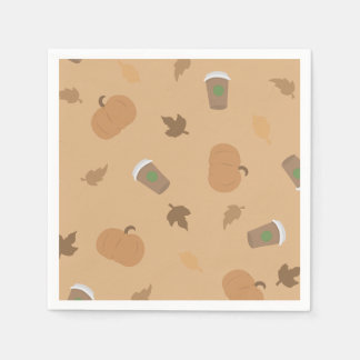 Saisonale Pumpkin Gewürze/Fall Napkins Serviette