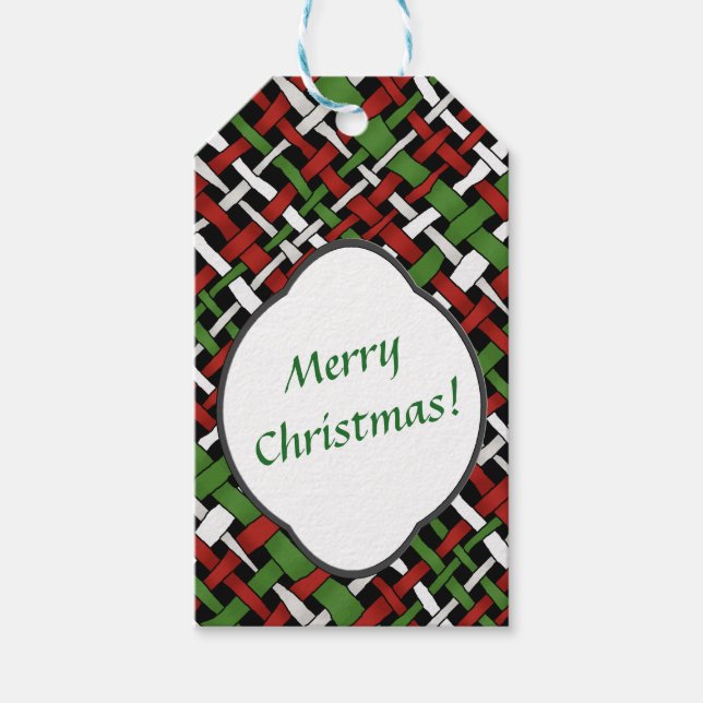 Saisonale Rustikale Bretter mit beliebigem Text Geschenkanhänger (Vorderseite)