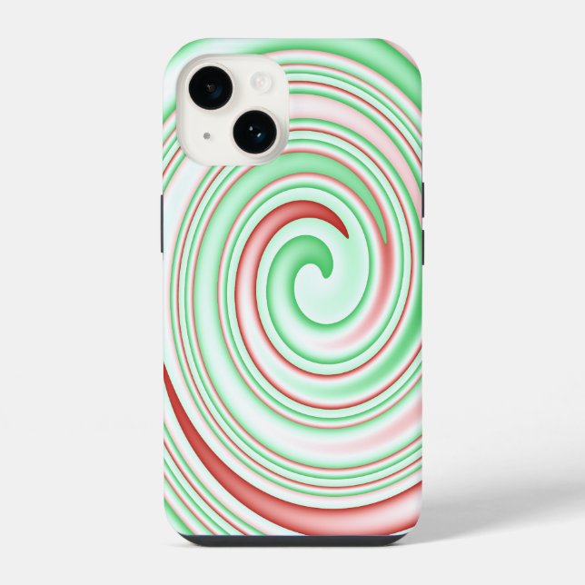 Saisonale Wirbel iPhone Hülle (Rückseite)