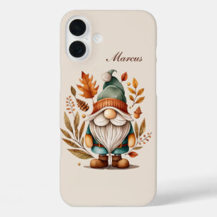 Saisonaler Gnom Name hinzufügen iPhone 16 Plus Hülle