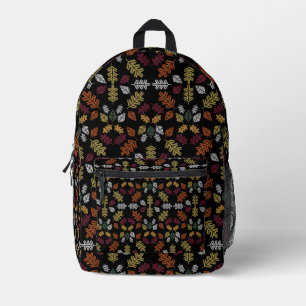 Saisonaler Wechsel Herbst Blatt Fall Bedruckter Rucksack