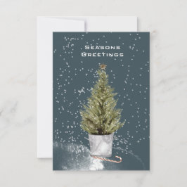 SAISONEN GREETEN EINFACHER, UNDEKORIERTER CHRISTMA
