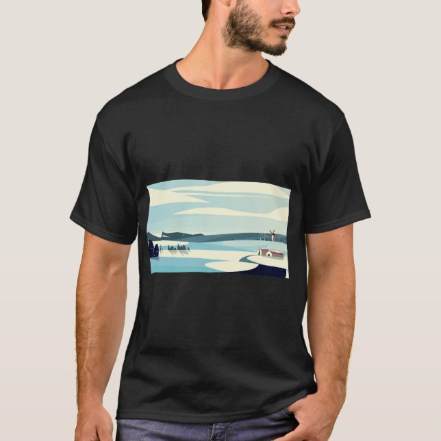 Saisonlandschaft T-Shirt (Vorderseite)