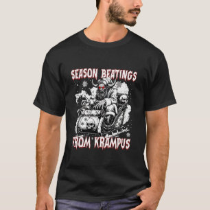 Saisonprügel von Krampus Horror Weihnachten 1 T-Shirt