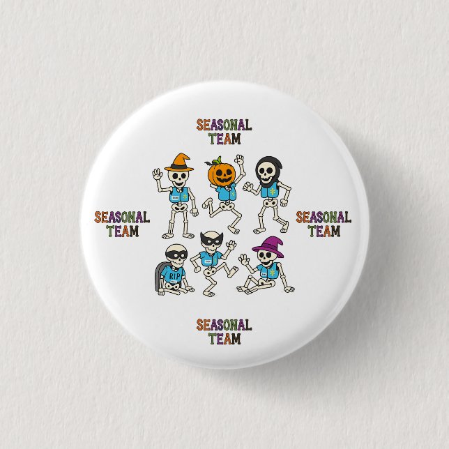Saisonteam Halloween Button (Vorderseite)