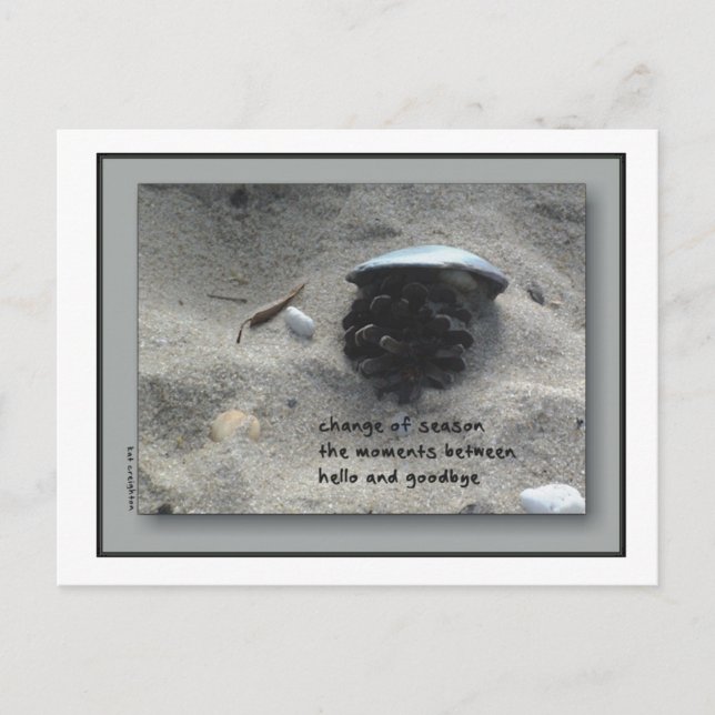 Saisonwechsel Postkarte (Vorderseite)