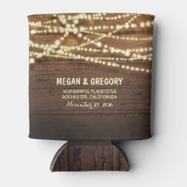 Saitenleuchten und Stallholz rustikal Dosenkühler