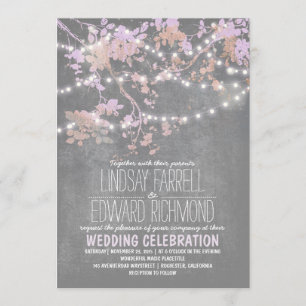 Saitenlichter niedliche und extravagante Einladung