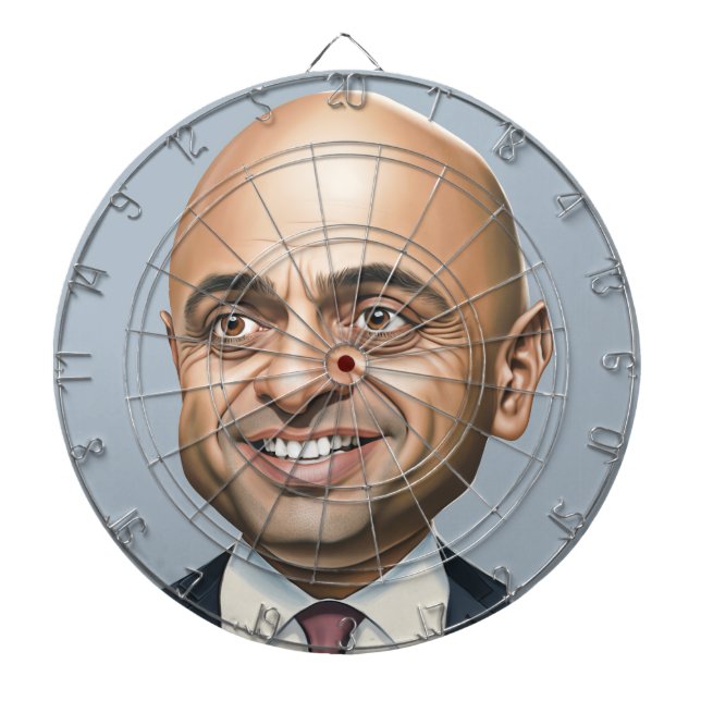 sajid javid Dartboard Dartscheibe (vorne)