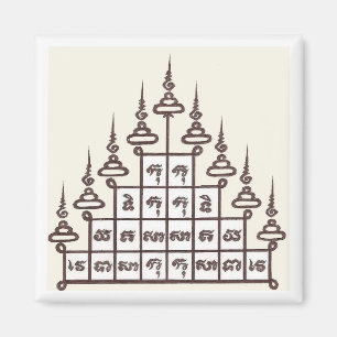 Sak Yant Kühlschrankmagnet Magnet