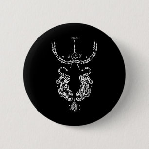Sak Yant Muay Thai Kickboxen Tattoo asiatische Kul Button