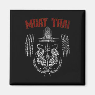 Sak Yant Muay Thai Kickboxen Tattoo asiatische Kul Magnet