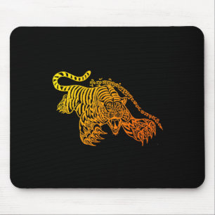 Sak Yant Muay Thai Tattoo Braver Tiger Kickboxen T Mousepad