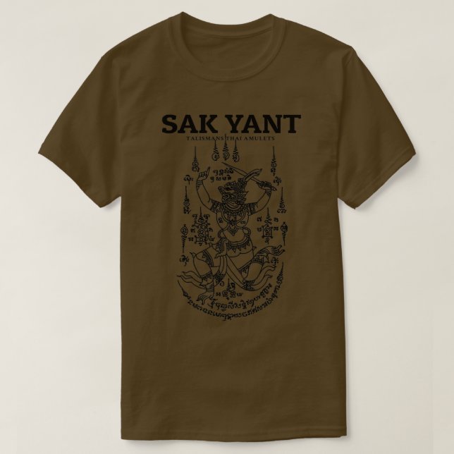 Sak Yant Thai Tattoo Monkey T-Shirt (Design vorne)