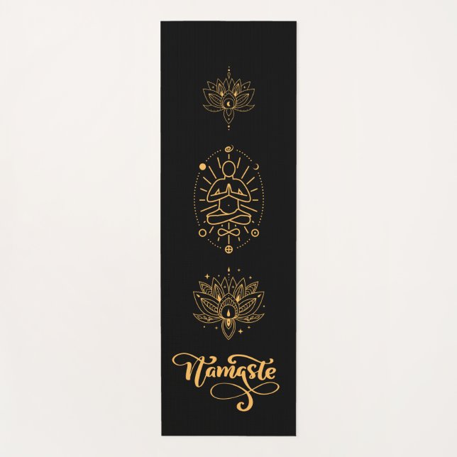Sak Yant Yantra Yoga Mat Yogamatte (Vorderseite)