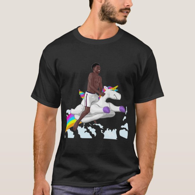 Saka Unicorn Bukayo Saka Unicorn retro T-Shirt (Vorderseite)