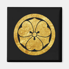Sakai Mon Japanischer Samurai-Clan Imitate Gold au Magnet