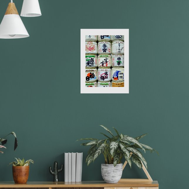 Sake-Cäses von Ise Shrine: Japan Poster (Wohnzimmer 1)
